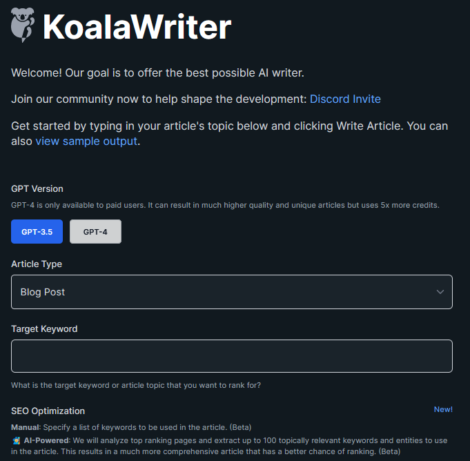 koala writer